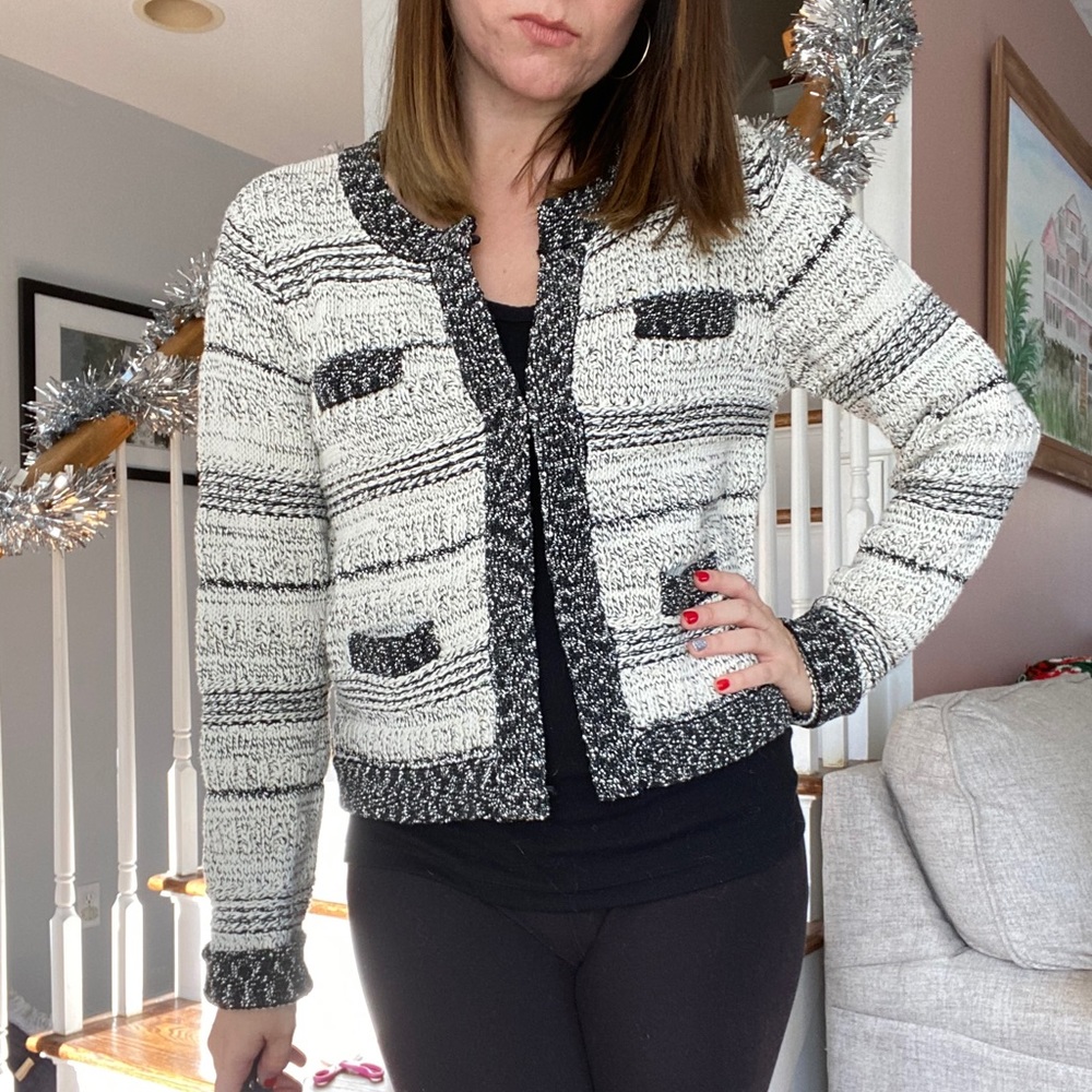 Tweed Cardigan Jacket